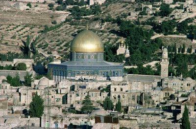 The Dome of the Rock, Built AD 692 by Islamic School
